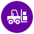 Fork Lift Truck trafficked areas